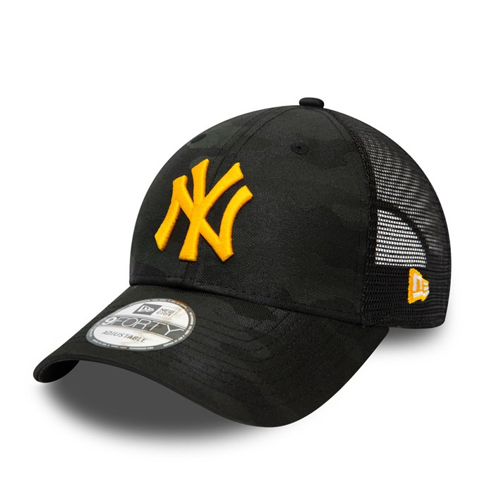 New York Yankees Home Field Camo 9FORTY Lippis Mustat - New Era Lippikset Halpa hinta FI-427895